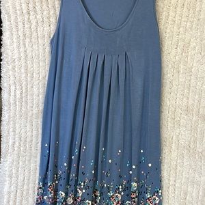 Lascana blue printed dress/coverup